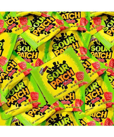 SOUR PATCH KIDS Soft & Chewy Candy Halloween - 24 Count (Pack of 6) Mixed-Fruit Assorted Flavors - Buy Online on SooperMarket.com