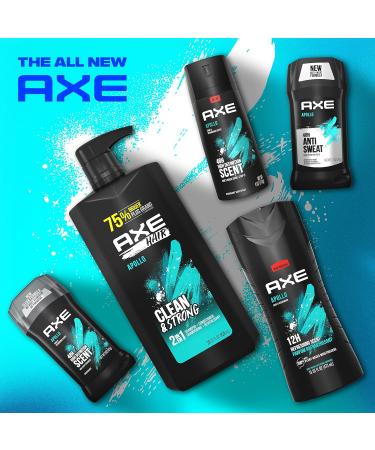 AXE 2-in-1 Shampoo & Conditioner Apollo - Clean & Strong Hair Sage & Cedarwood 100% Recycled Bottle 28 oz | International Shipping - Buy Online on SooperMarket.com