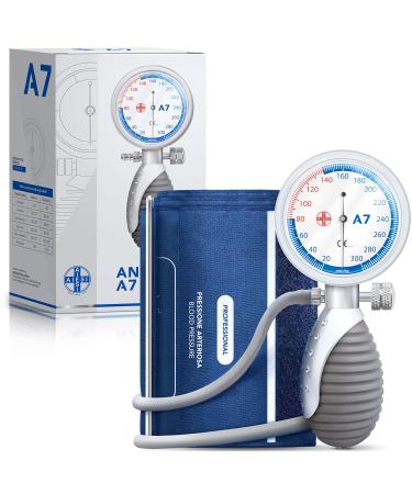 AISI Blood pressure monitor Manual professional aneroid upper arm handheld model for adults aneroid A7 adjustable handle 24 -month guarantee