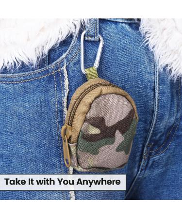 Pinenuts Small Dog Treat Bag 2 Pack Dog Training Treats Pouch Pet Puppy Dog Walking Bags Pocket with Mezzanine and Carabiner - Buy Online on SooperMarket.com