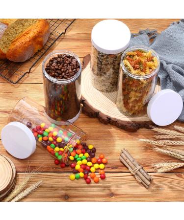 4 Pieces Round Clear Wide-mouth Leak Proof Plastic Container Jars with Lids for Travel Storage Makeup Beauty Products Face Creams Oils Salves Ointments DIY Making or Others (White 32 Ounce) - Buy Online on SooperMarket.com