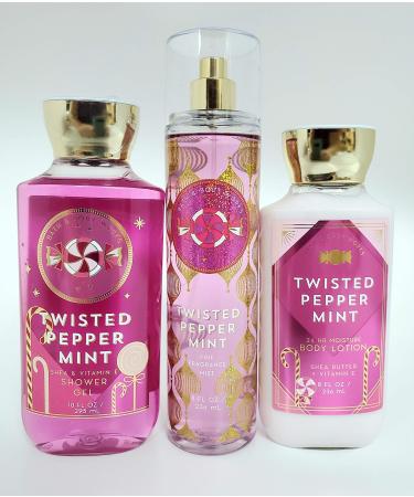 Bath Body Works Twisted Peppermint Mist   Shower Gel and Lotion