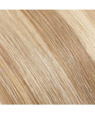 TESS Real Hair Extensions Clip in One Pieces 12 inch Straight Human Hair Extensions with U-shape 6-teeth Snap Clip 12/613 Golden Brown Mixed Bleach Blonde 12 Inch #12P613 Golden Brown & Bleach Blonde - Buy Online on SooperMarket.com