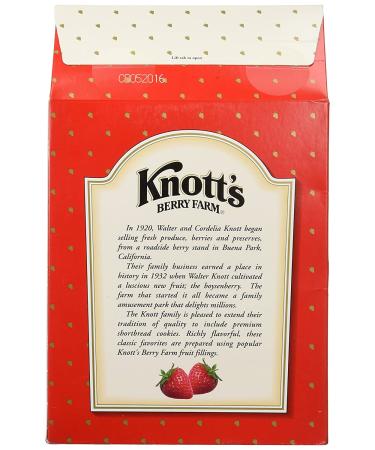 Knott's Berry Farm Premium Strawberry Shortbread Cookies - 20 oz Gift Box - Buy Online on SooperMarket.com