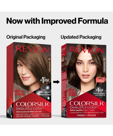 Colorsilk 020 Brown Black Hair Color - Ammonia Free, Long-Lasting Gray Coverage, 3 Pack - Buy Online on SooperMarket.com
