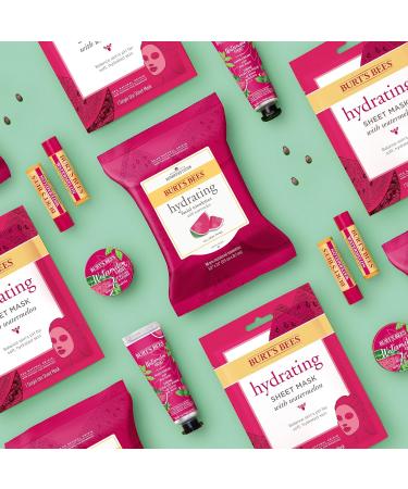 Burt's Bees Hydrating Watermelon Face Masks - 100% Natural (6 Pack) - Buy Online on SooperMarket.com