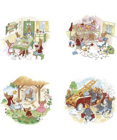 Royal Doulton Bunnykins Nursery Set - Baby Plate & Feeding Spoon | Fine Bone China | Multi | 2-Piece Set - Buy Online on SooperMarket.com