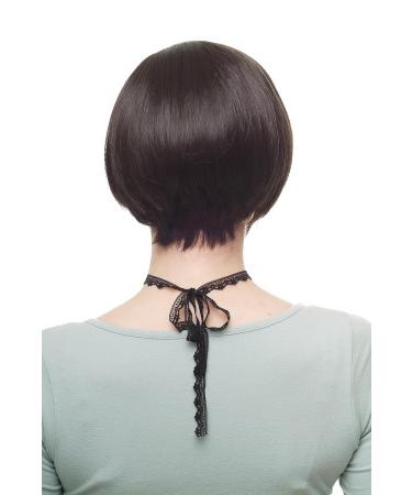 Buy Sexy Dark Brown Asymmetrical Bob Wig for Women | Short Hair Wig - 1248-4 | International Shipping - Buy Online on SooperMarket.com