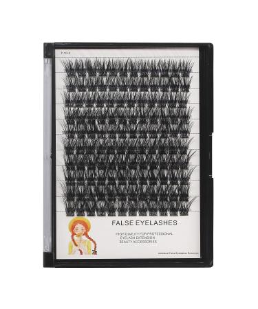 Bodermincer 120 Cluster Eyelash Extensions 12-14-16mm Mixed Length - Russian Volume Faux 3D Effect | Individual Lashes Makeup - Glue Bonded Cluster Eyelashes (16-18-20mm) - Buy Online on SooperMarket.com