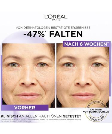 L'Or al Paris Hyaluron Serum Revitalift Filler | Anti-Aging Facial Care with 1.5% Hyaluronic Acid & Vitamin C - 50 ml - Buy Online on SooperMarket.com