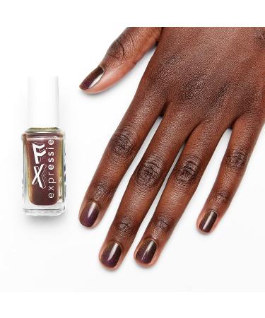 essie expressie Nail Polish Oil Slick FX Top Coat - Teal to Copper Chrome Glitter - 0.33 fl oz - Buy Online on SooperMarket.com