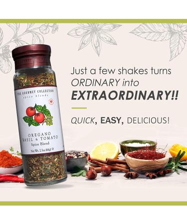 The Gourmet Collection Oregano Basil Tomato Spice Blend - 156 Servings - Buy Online on SooperMarket.com