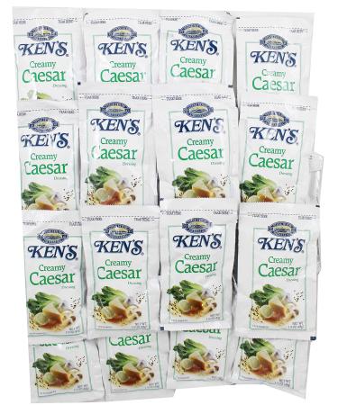 Ken's Steakhouse Creamy Caesar Dressing 1.5 oz Packets (Pack of 20)