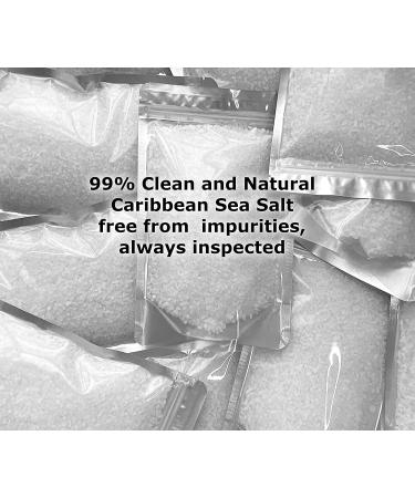 Caribbean Real Sea Salt Coarse 16 Oz - Unrefined Gourmet Salt Refill - Organic & Unprocessed Grains for Cooking - All Natural Caribbean Sea - Salt for Grinder - Buy Online on SooperMarket.com