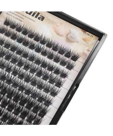 Dedila 120 Pcs Handmade D Curl Mixed Eyelash Extensions 10-12-14-16mm/12-14-16mm/14-16-18mm - Soft, Lightweight, Wide Stem Individual False Lashes: Mixed 12-14-16mm - Buy Online on SooperMarket.com