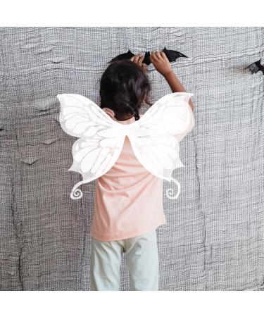 ibasenice Girls Wings Fairy Wings Butterfly Wing Dress Up Butterfly Wing Prop Elegant Style Butterfly Wing White - Buy Online on SooperMarket.com