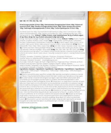 Pure Dried Orange Peel Powder - Coarse Fruit Zest for Cooking & Baking | Perfect for Turkish Tea, Cheesecakes & Smoothies - Buy Online on SooperMarket.com