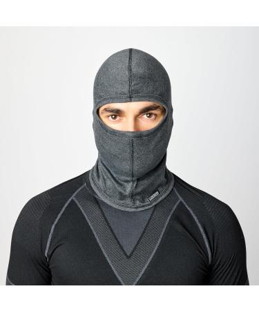Chargingheid Sturmaske Motorcycle Balaclava - Thermal Ski Mask for Men & Women | Moisture Absorbent Comfort Fit - La-127 M-L Graphite/Melange-2 - Buy Online on SooperMarket.com