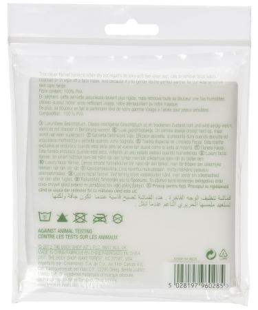 The Body Shop Luxury Flannel Facial Washcloth - Soft & Gentle Face Cleansing Cloth - Buy Online on SooperMarket.com