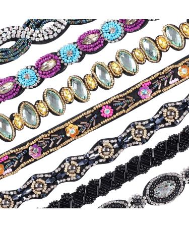 inSowni 7 Pack Handmade Rhinestone Crystal Beaded Headbands for Women and Girls - Buy Online on SooperMarket.com