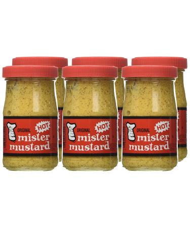 Mister Mustard Original Mustard 7.5 oz - Pack of 6 | Gourmet Condiment - Buy Online on SooperMarket.com