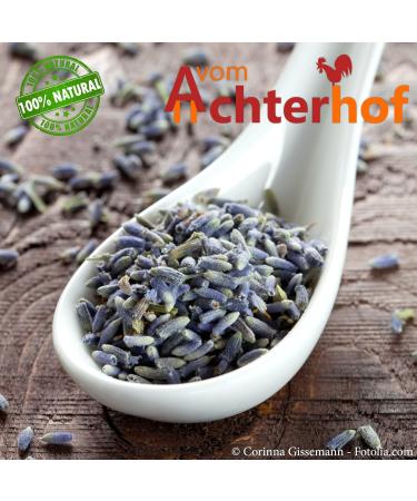 Buy Dried Lavender Flowers - 500g Organic French Lavender | Natural Food Quality | Bio-Lavendel Tea from Controlled Cultivation - Buy Online on SooperMarket.com