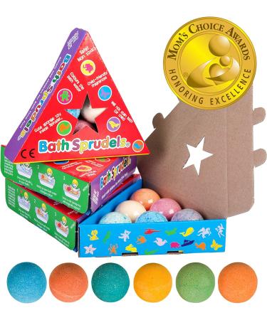 Kids Bath Bombs with Surprise Inside - 6 Pack Fizzies for Ages 3+ | Ideal Toys for Boys, Girls, Men, Women | Family Fun Bath Time Essential - Buy Online on SooperMarket.com