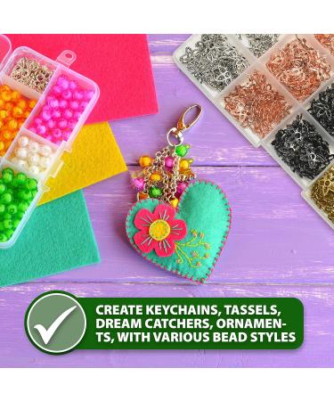 Mandala Crafts Metal Bead Caps Assorted Pack - 375 PCs 9x5mm, 5 Colors - Jewelry Making End Caps for Bracelet, Necklace, Earrings - Buy Online on SooperMarket.com