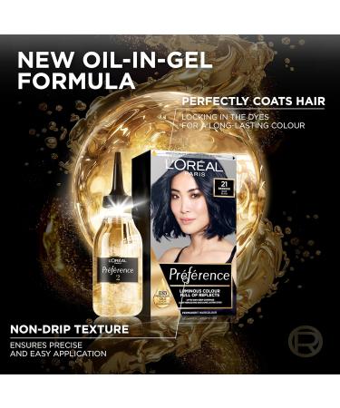 L'Oreal Paris Preference Hair Dye 21 Bangkok - Long Lasting Permanent Colour - Buy Online on SooperMarket.com