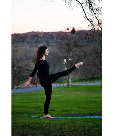 ZenMonkey Slackline Kit 60ft - Easy Setup for Family | Tree Protectors, Carry Bag & Instructions Included - Buy Online on SooperMarket.com
