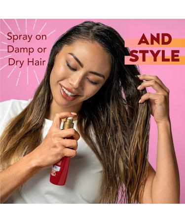 OGX Frizz-Free + Keratin Smoothing Oil Miracle Gloss Spray 5 in 1 De-frizz & Shiny Hair Argan Oil - Buy Online on SooperMarket.com