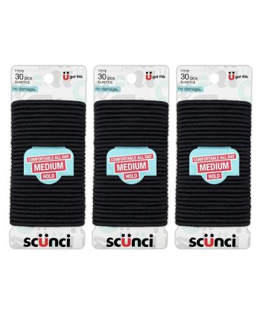 Scunci Effortless Beauty Large No-damage Elastics  4 MM (90 pieces)
