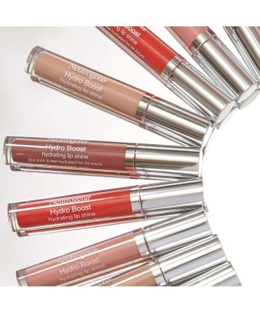 Neutrogena Hydro Boost Hydrating Lip Shine - Flushed Coral - 0.10 oz - Buy Online on SooperMarket.com