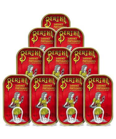 Sardines in olive oil | 10 x 125 g | Berthe | Ramirez | Portugal