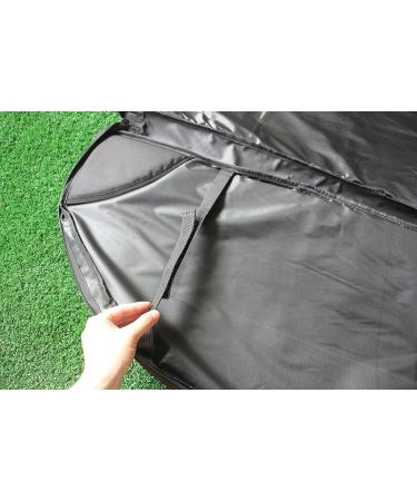 e5e10 38 Compound Bow Bag - Black Oxford Archery Hunting Arrow Carry Case with Adjustable Strap and Pockets for Quiver - Ideal for Outdoor Hunter - Buy Online on SooperMarket.com