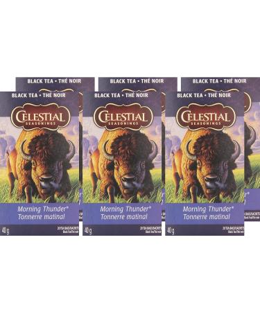 Celestial Seasonings Morning Thunder 6-Count - Buy Online on SooperMarket.com