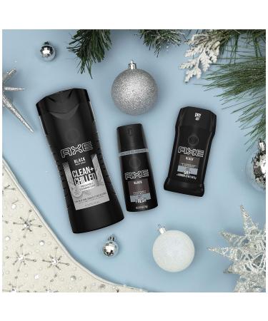 AXE Black Holiday Gift Set: Body Spray, Antiperspirant & Deodorant, Body Wash - 3 Count - Buy Online on SooperMarket.com