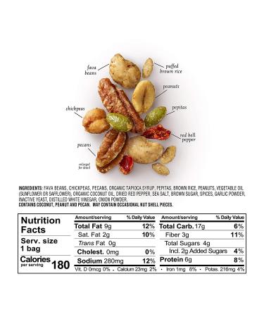 Sahale Snacks Bean + Nut Snack Mix Variety Pack - 12 x 1.25 Oz | Healthy Snack - Buy Online on SooperMarket.com