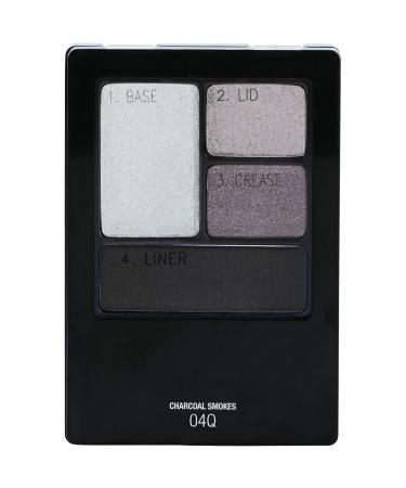 Maybelline New York Expert Wear Eyeshadow Quads  Charcoal Smokes  0.17 oz.
