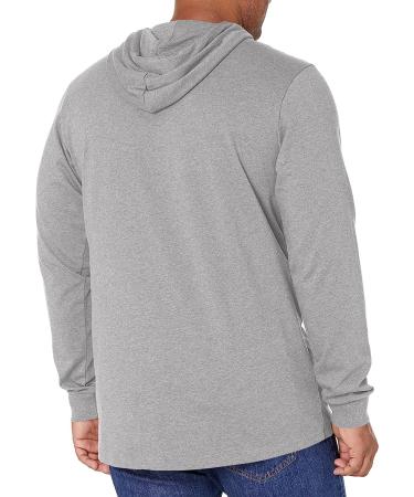 adidas Men's Essentials Logo Hoodie X-Large Tall - Medium Grey Heather/Black - Buy Online on SooperMarket.com