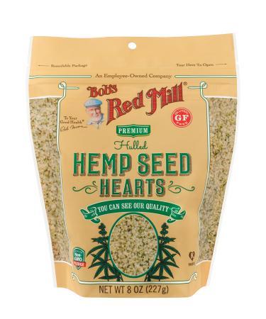 Bob's Red Mill Hulled Hemp Seed Hearts, 8 Oz 8 Ounce (Pack of 1)