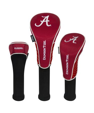 Collegiate Set of Three Headcovers Alabama Crimson Tide