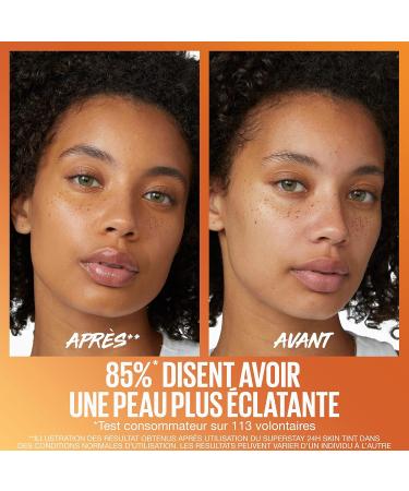 Buy Maybelline New York Super Stay 24H Skin Tint Hazelnut 66 - 30 ml | Long-Lasting Foundation | International Shipping - Buy Online on SooperMarket.com
