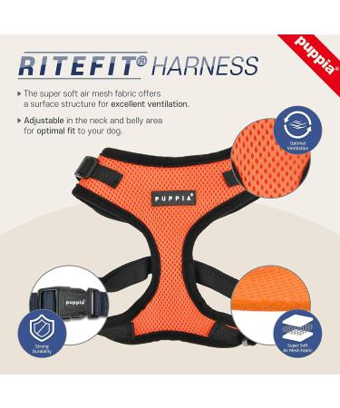Puppia Ritefit Dog Harness for Small to Medium Dogs - Adjustable Soft & Versatile - Atani Train Dishes for Dogs Royal Blue XL - Buy Online on SooperMarket.com