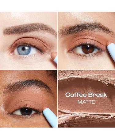 ALLEYOOP 11th Hour Cream Eye Shadow Stick - Coffee Break (Matte) - Smudge-Proof & Crease-Proof - 11+ Hour Wear - Easy-to-Apply Compact Eyeshadow - 0.05 Oz - Buy Online on SooperMarket.com
