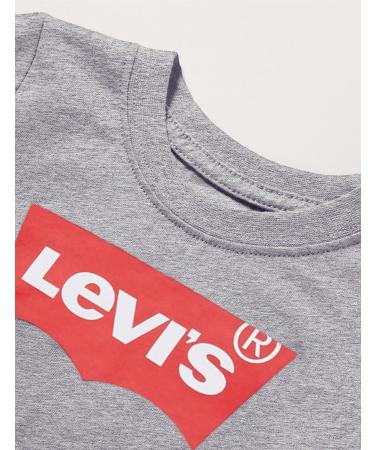 Levi's Kids Baby Boys 12M Grey Heather Long Sleeve Batwing Tee - Buy Online on SooperMarket.com