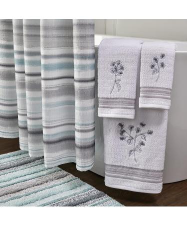 SKL Home Timeless Leaves Hand Towel 2-Pack - White Hand Towel Set - Buy Online on SooperMarket.com