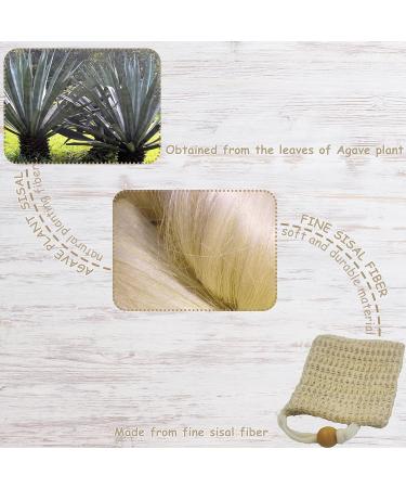 Pack of 3 Exfoliating Sisal Soap Saver Bags for Shower and Bath - Buy Online on SooperMarket.com