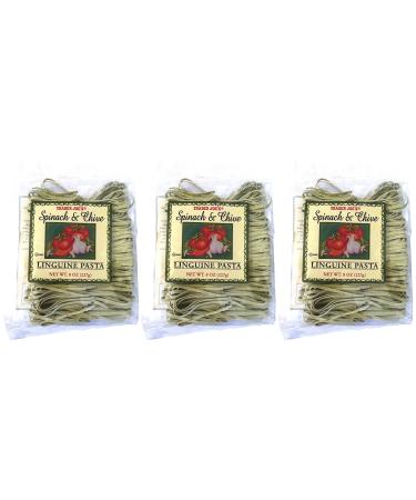 Trader Joe's Spinach and Chive Linguine Pasta - 3 Pack