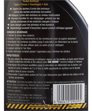 CSI Urine Cleaning Spray for Dogs - Effective Stain & Odor Removal | Fast International Shipping - Buy Online on SooperMarket.com